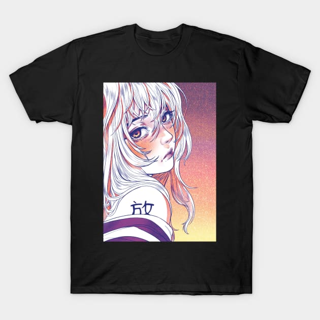 Prisoner Anime girl T-Shirt by Anime Aesthetics